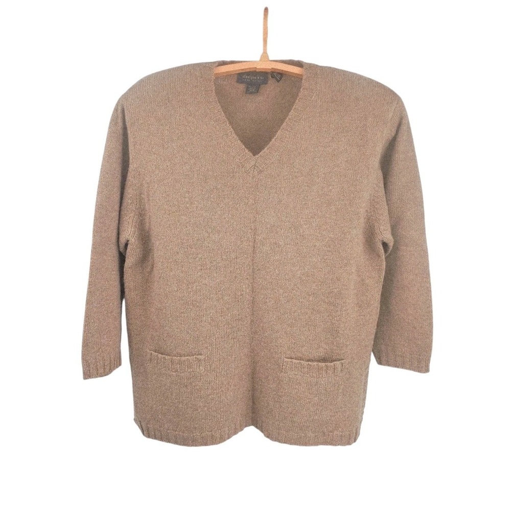 VTG‎ Designs & Co. Lane Bryant 100% Wool Sweater Women's 14/16 Pockets